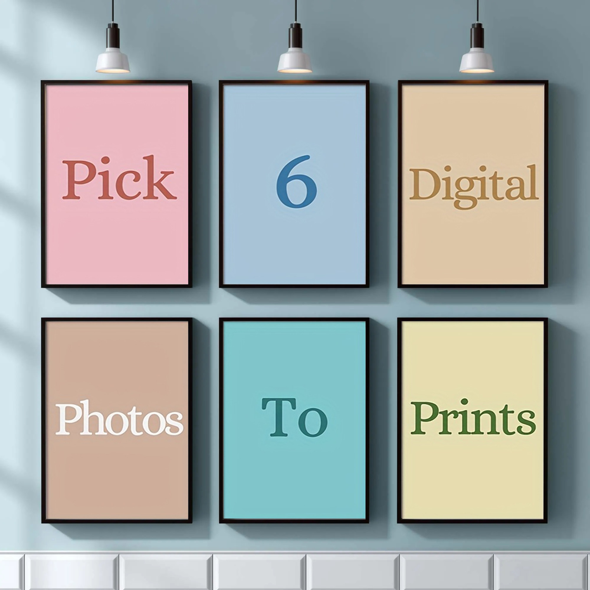 Home Decor Theme - 4/5/6 szt. Personalizowany druk na płótnie
