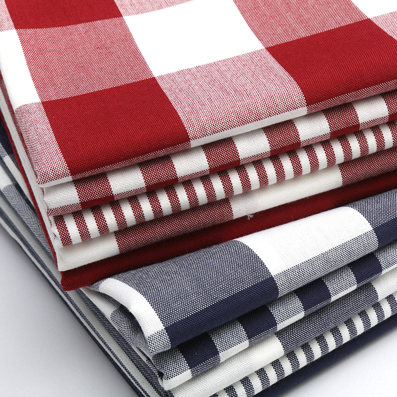 Linen Table Runner - Wytrzymała, barwiona przędzą bawełniana tkanina lniana