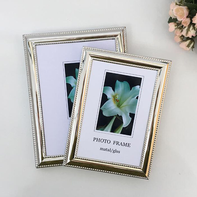 Bamboo Photo Frame - Metalowa ramka na zdjęcia w stylu