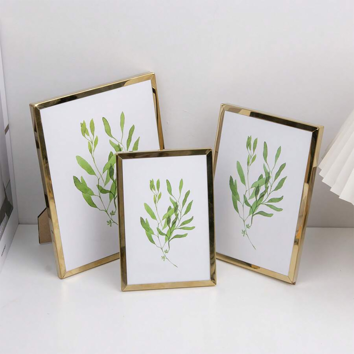 Bamboo Photo Frame - Ramka na zdjęcia ze stali nierdzewnej,