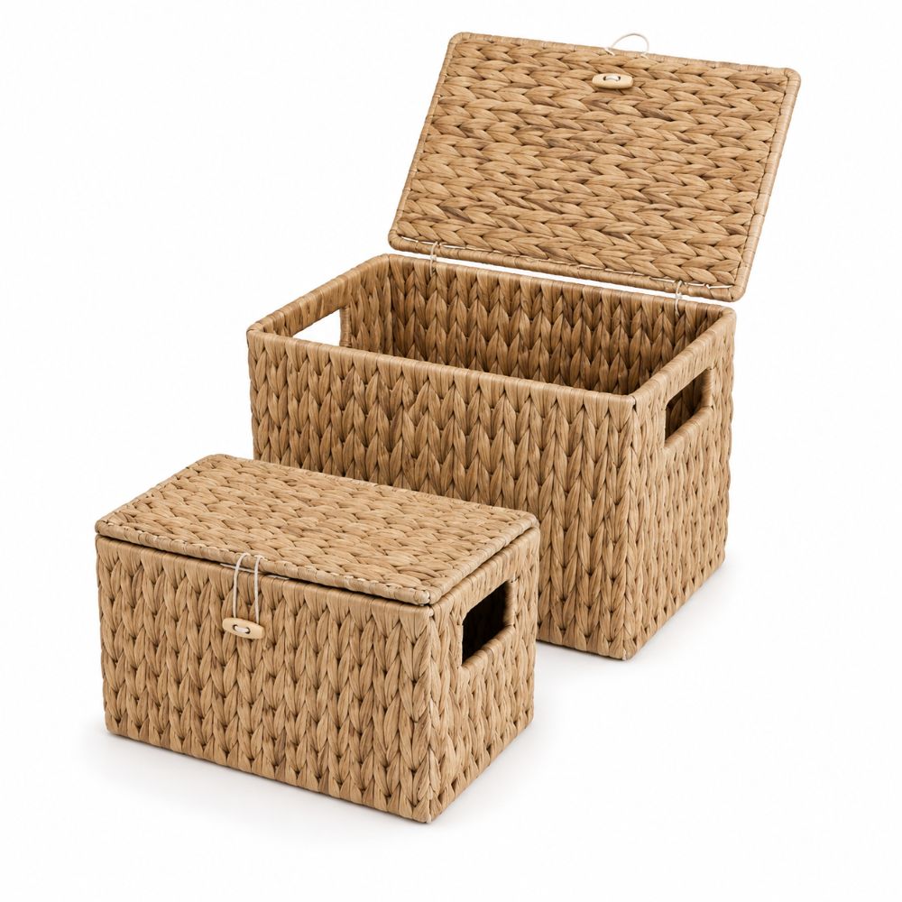 Rattan Plant Basket - Prostokątny kosz do przechowywania z wikliny
