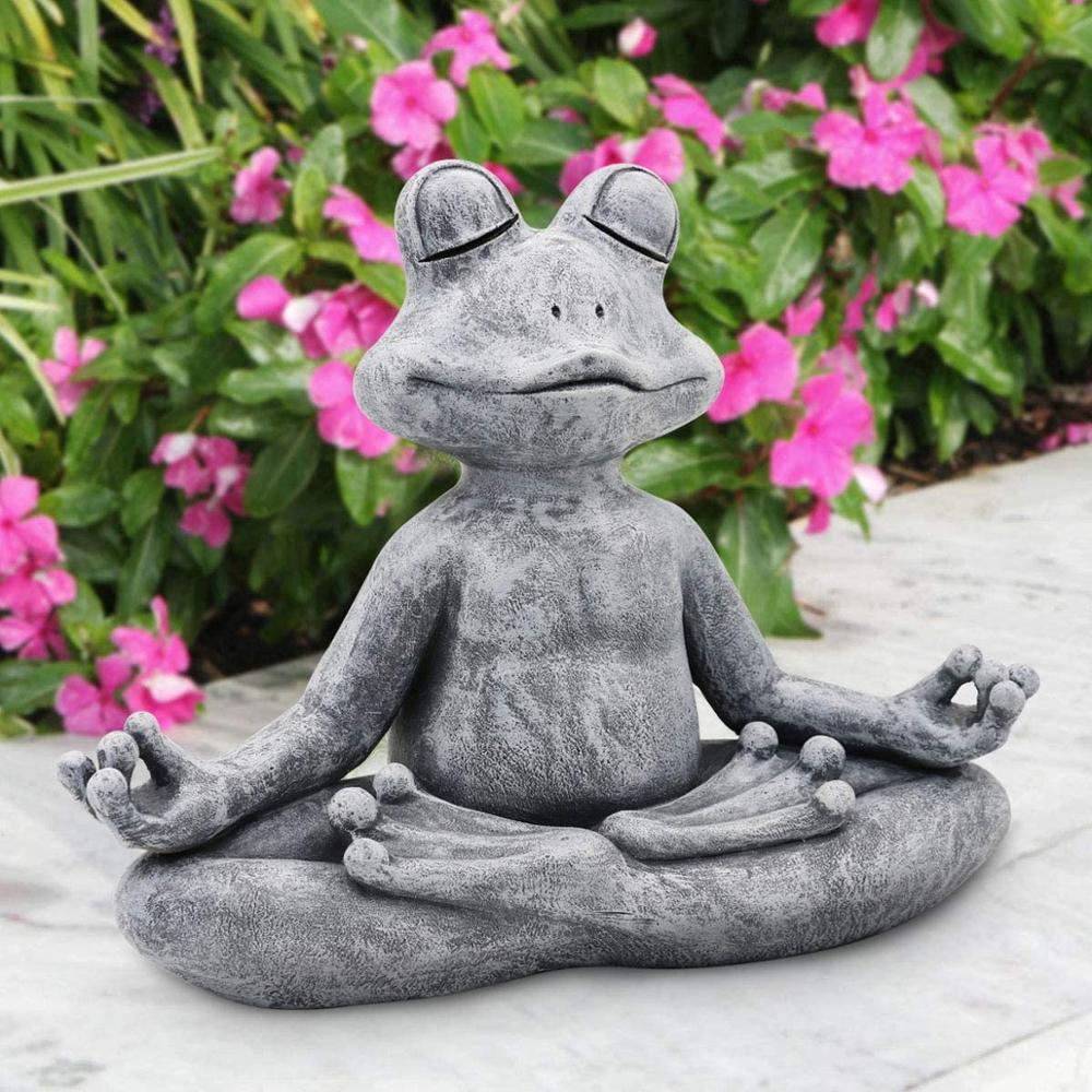 2023 żaba figurka żywica Zen j – Home Decor Za recenzja i cena