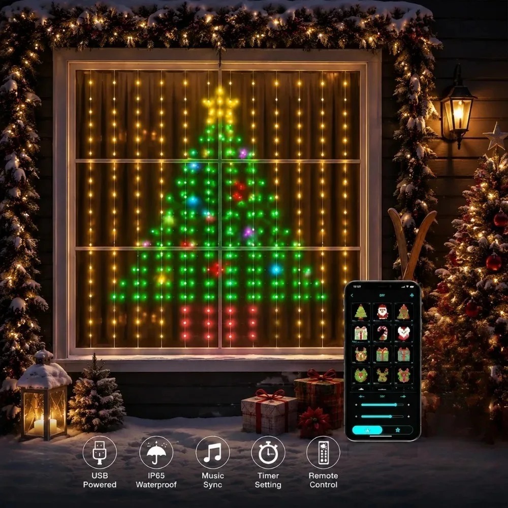 Świetlna Kurtyna LED Pixel z S – Home Decor Free App recenzja i cena