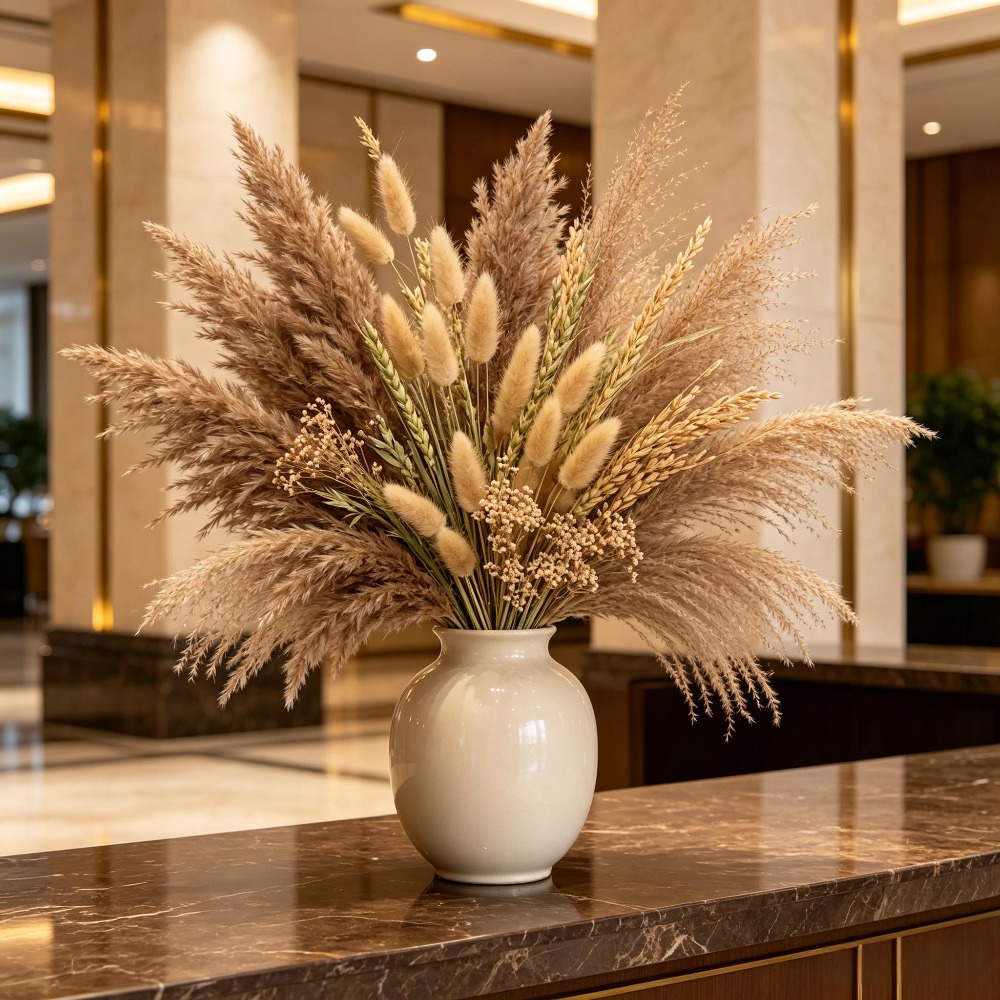 1 bukiet mieszanych suszonych  – Pampas Grass Decor recenzja i cena