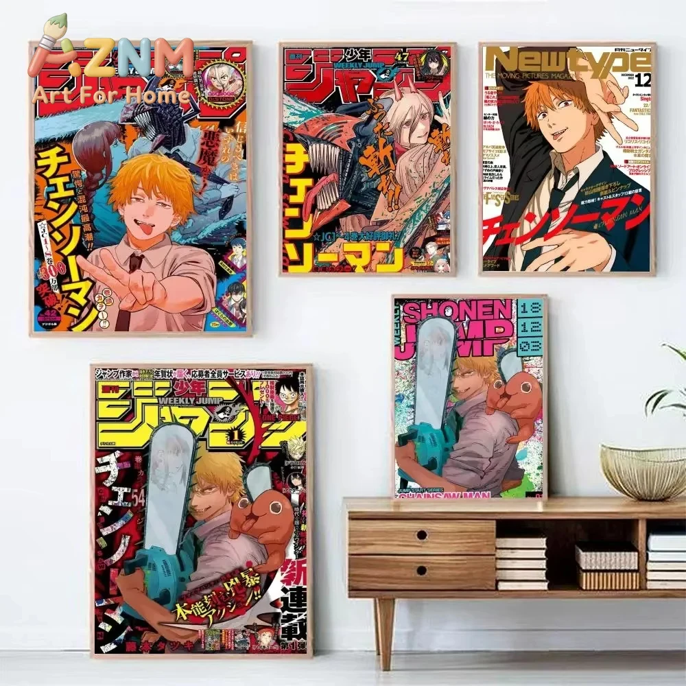 AZNM Chainsaw Man Anime Obraz  – Home Decor Magazine recenzja i cena