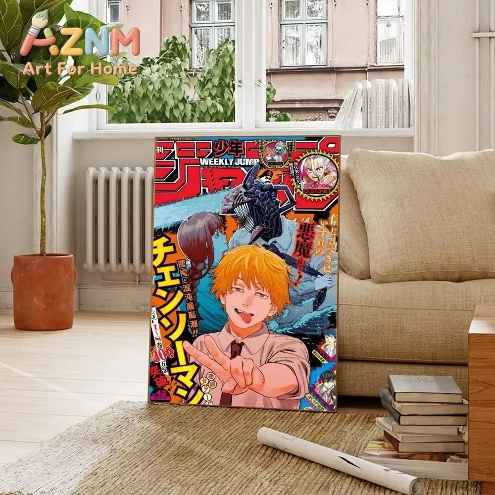 AZNM Chainsaw Man Anime Obraz  – Home Decor Magazine recenzja i cena