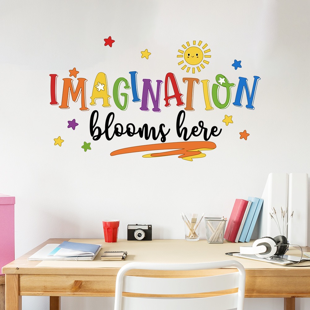 Colorful English phrase wall s – Home Decor Indonesia recenzja i cena