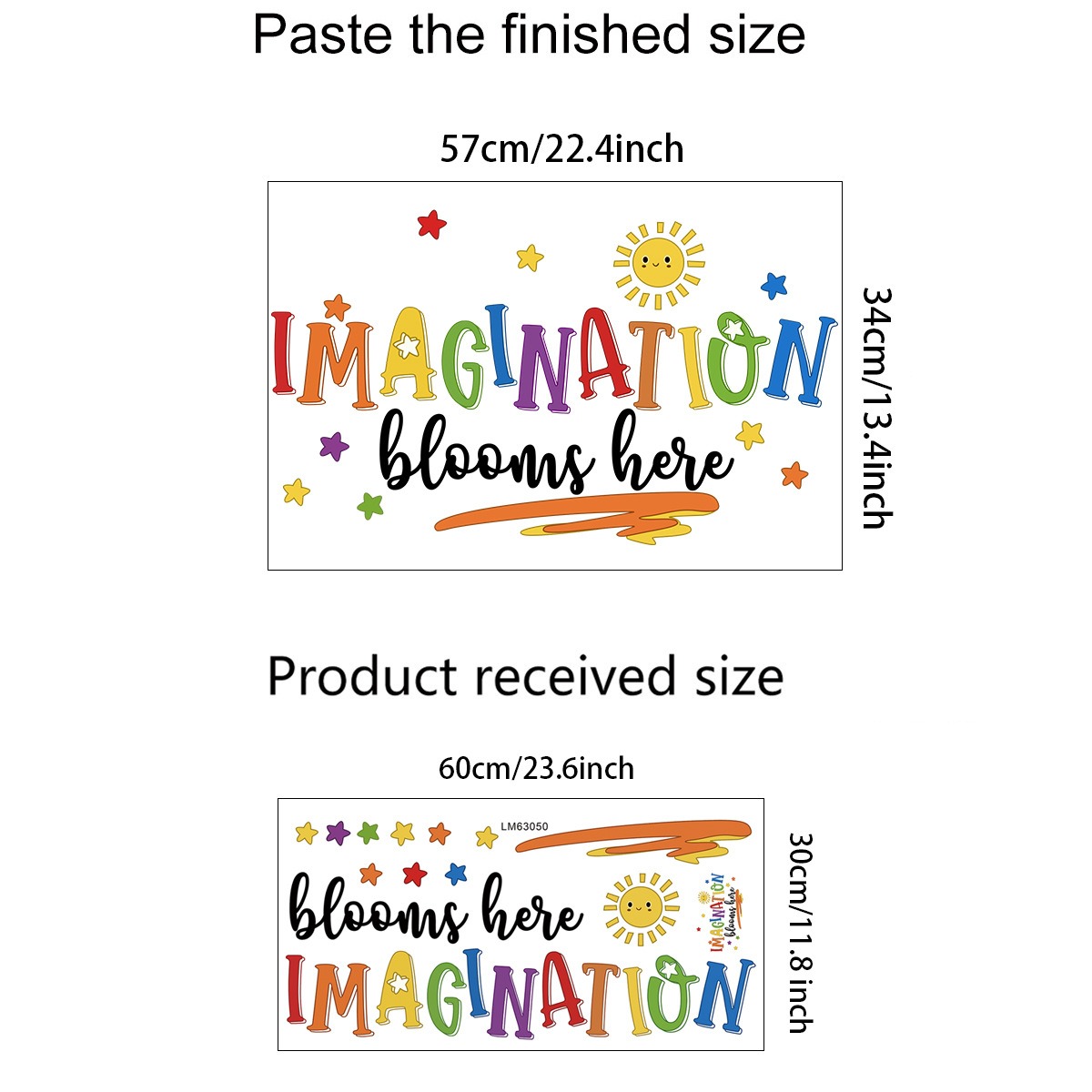 Colorful English phrase wall s – Home Decor Indonesia recenzja i cena