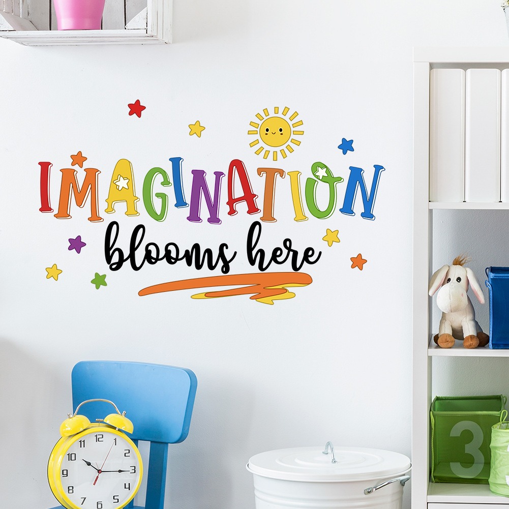 Colorful English phrase wall s – Home Decor Indonesia recenzja i cena