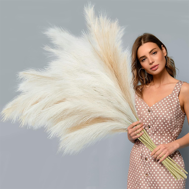 90/120CM 1 szt. puszysty bukie – Pampas Grass Decor recenzja i cena
