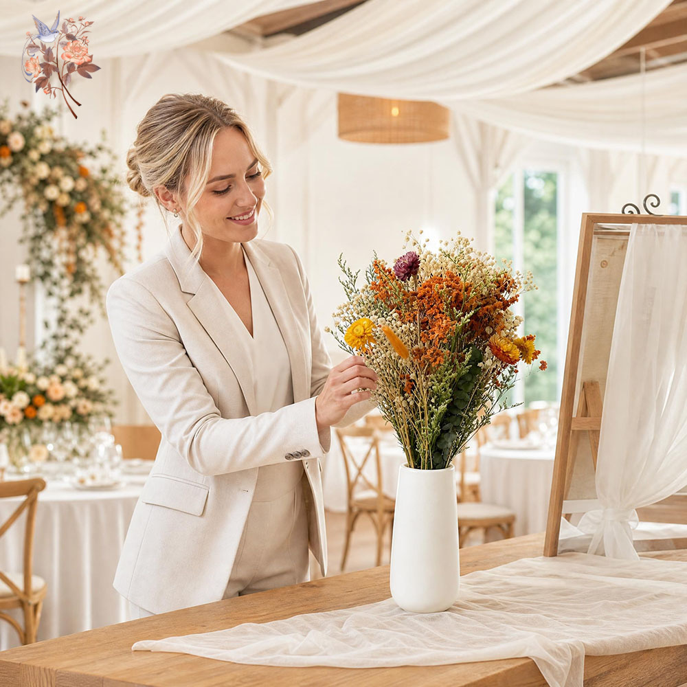 Jesienny bukiet suszonych kwia – Pampas Grass Decor recenzja i cena
