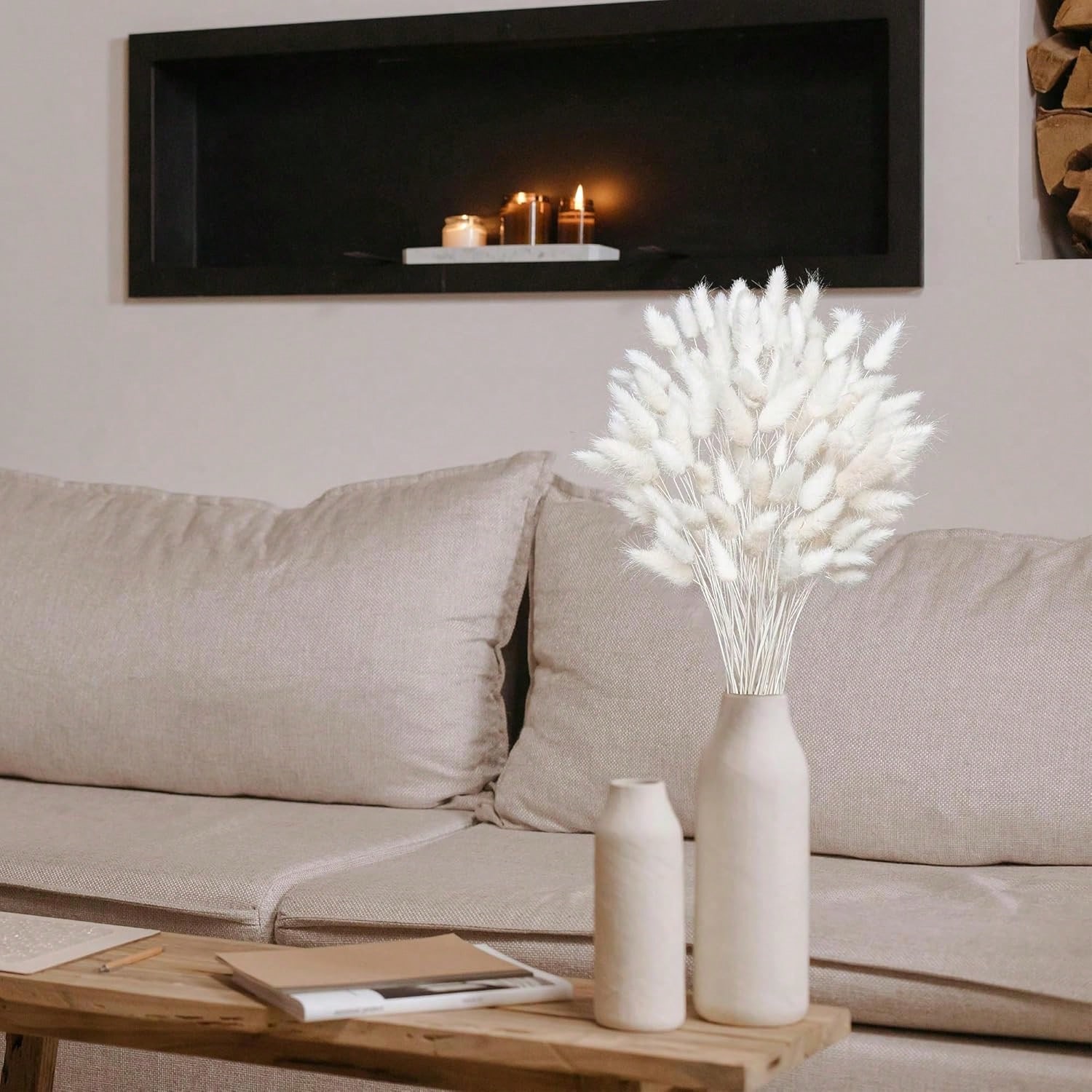 120 SZT. Suszone Kwiaty Pampas – Pampas Grass Decor recenzja i cena