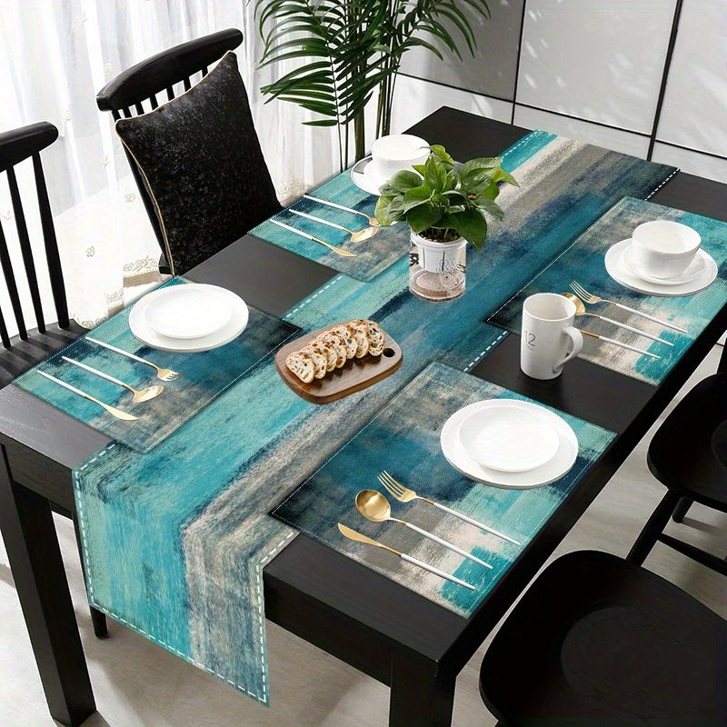 VIKAMA Morandi Abstrakcyjne Po – Linen Table Runner recenzja i cena